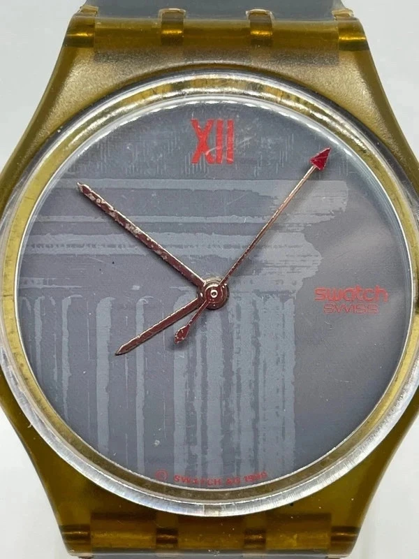 Swatch GZ123 Parthenon 1990 | Reloj vintage con caja | Edición griega coleccionista – photo 13